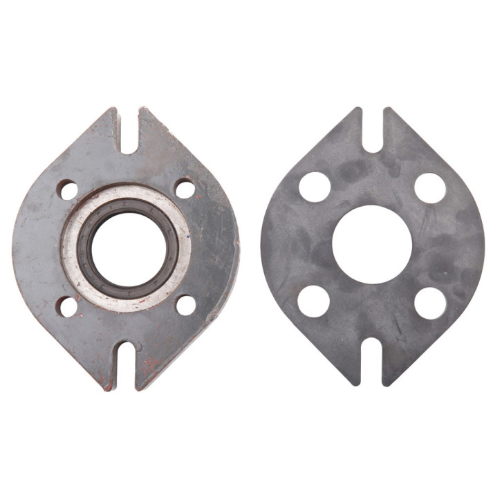 Flachdichtung Gummi zu Dicht-Motorflansch 4-Loch 