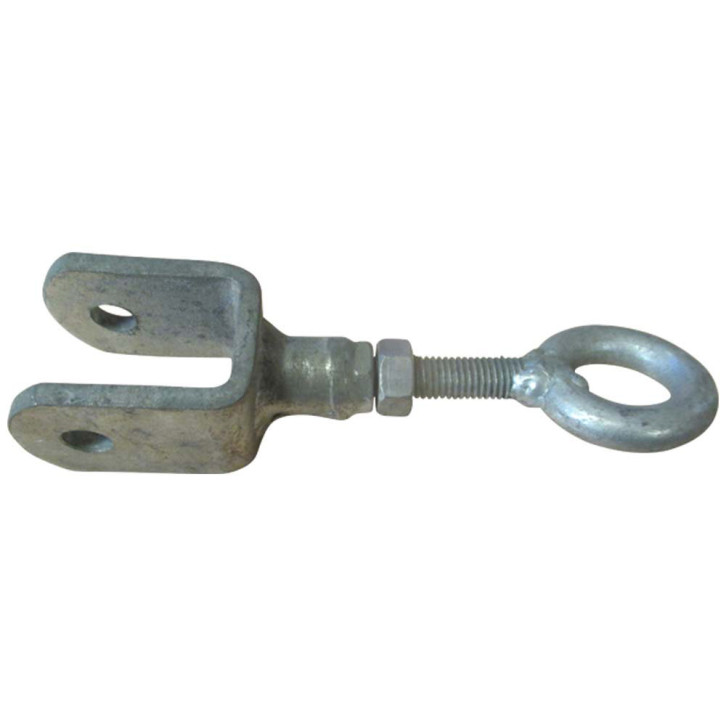 Doppelseilrolle mit Ösenschraube 