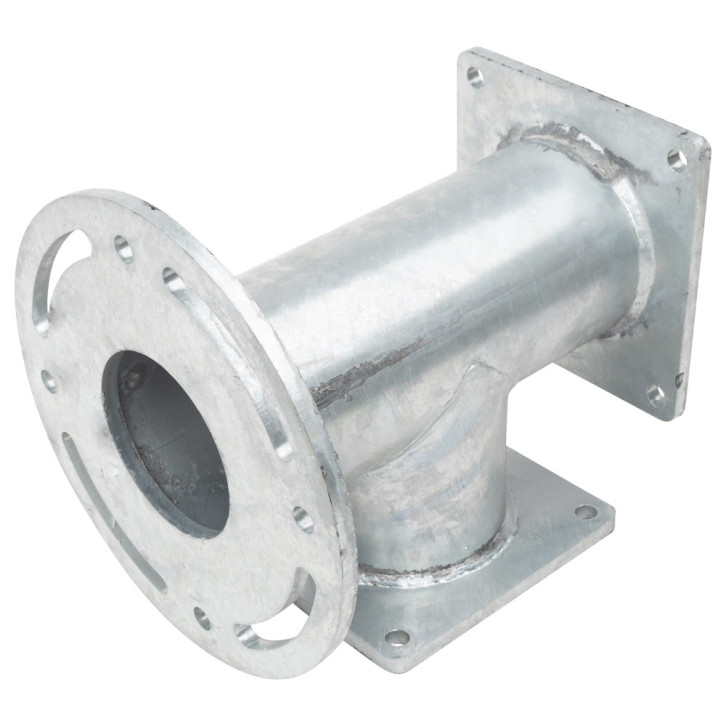 T-Stück mit einseitigem Drehflansch (für Druckleitung) 