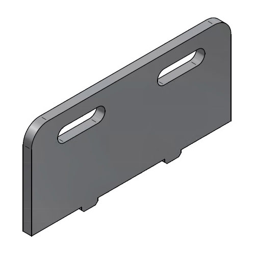 Halteblech für Durchflussregulierung SSV / SVG Skate 
