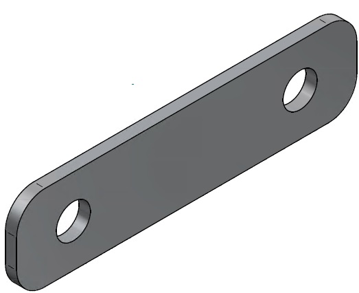 Blech für Drehgelenk SSV / SVG Skate 