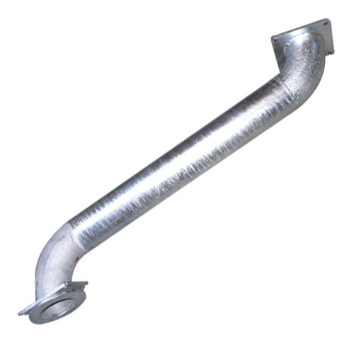 Pipe elbow loose for baffle-head 