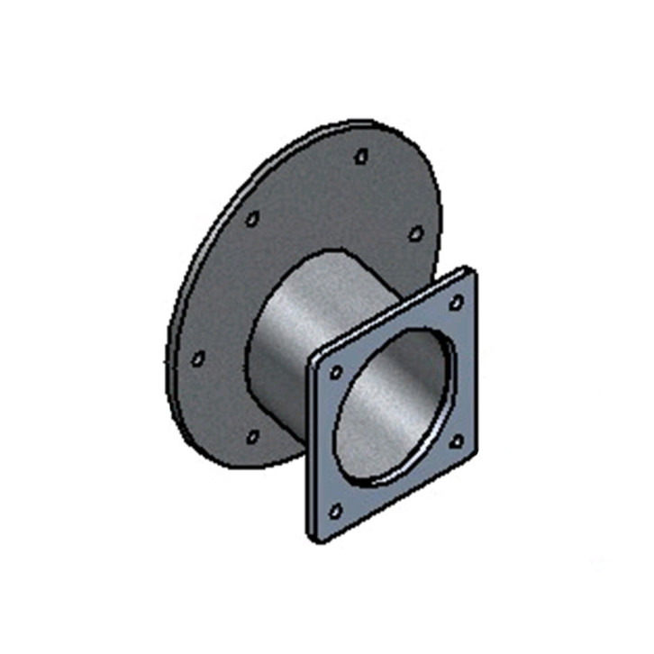 Flange for PPW tank rear 
