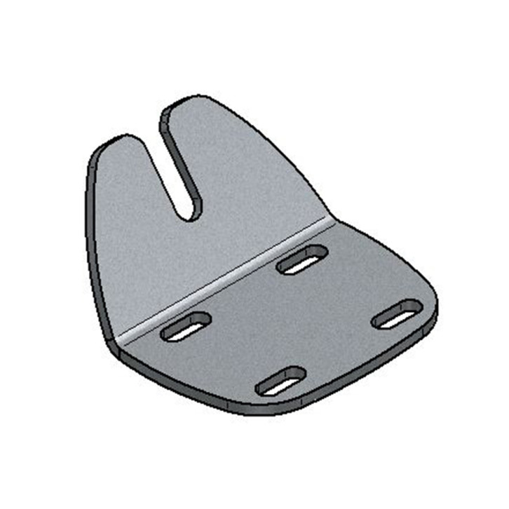 Mounting plate front for tank (small) 