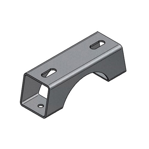 Holder for pump line under tank / above 