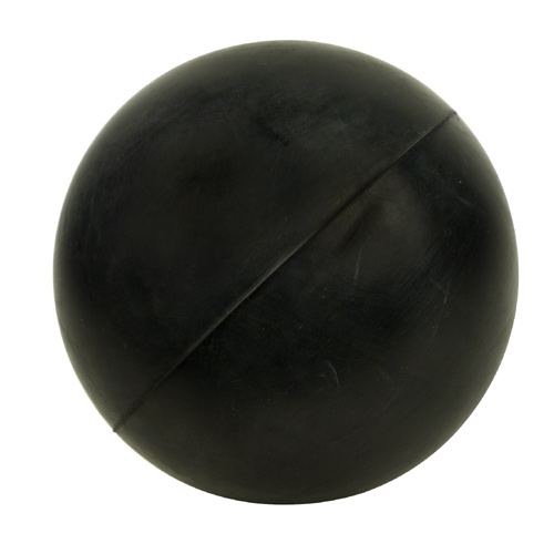 Schwimmerkugel aus Gummi und Holzkern 