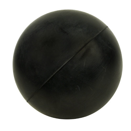 Schwimmerkugel aus Gummi und Holzkern 