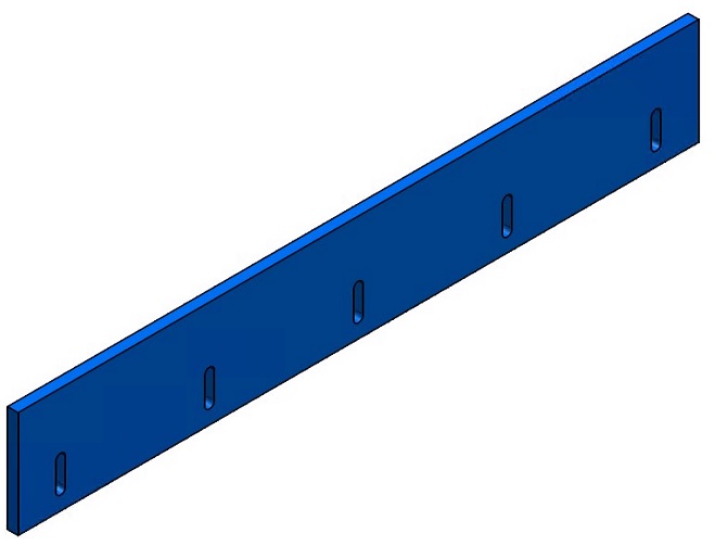 Abdichtleiste (Polyurethan) für Schubdeckel 700x700 