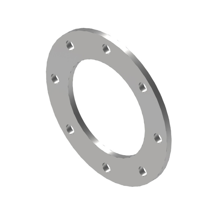Round flange DN / 8-hole 