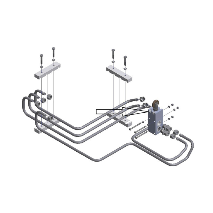 Security valve for container lock 