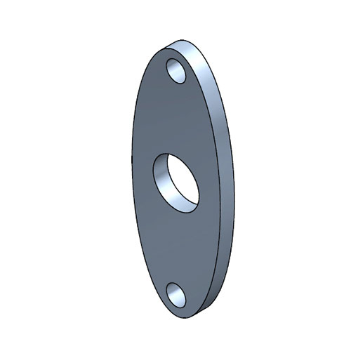 Sicherungsplatte für Zylinderaufhängung 