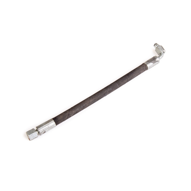 Hydraulikschlauch mit 90° Bogen (einseitig) 