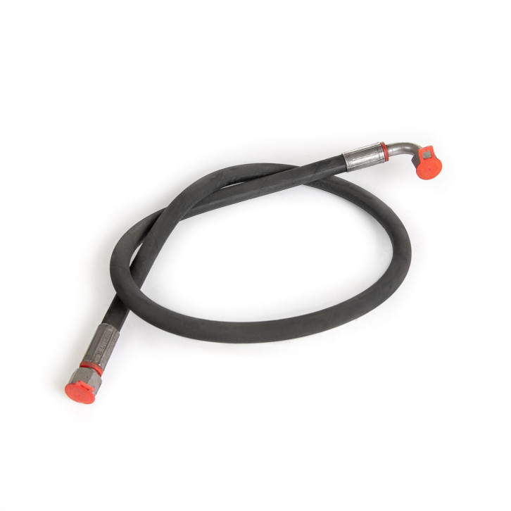 Hydraulikschlauch mit 90° Bogen (einseitig) 