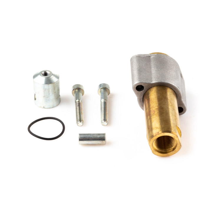 Connecting piece for one-hand lever 