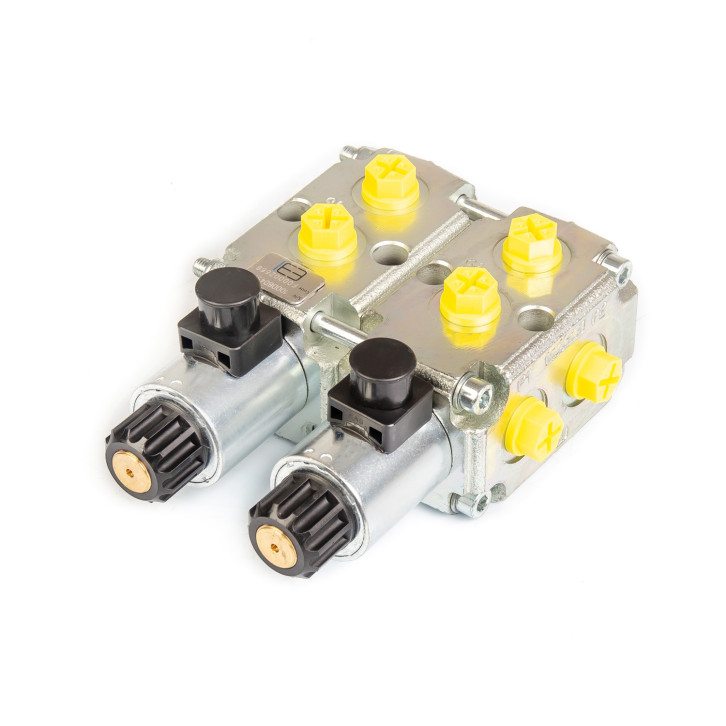 Umschaltventil elektromagnetisch - 2-fach Ausführung 