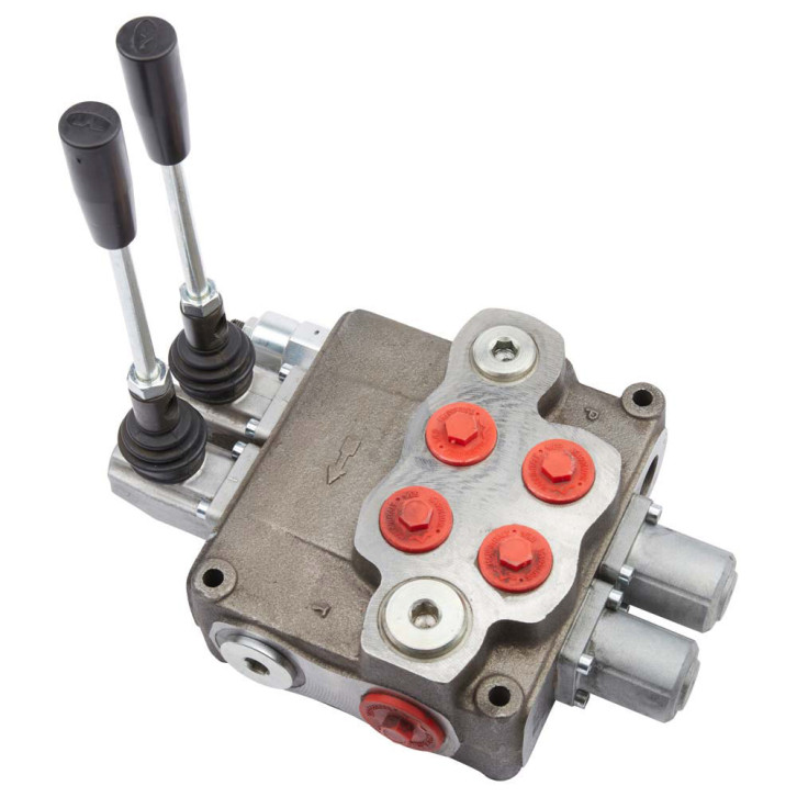 Steuerventil / Durchfluss max. 160 l/min / mit DBV und Hebel 