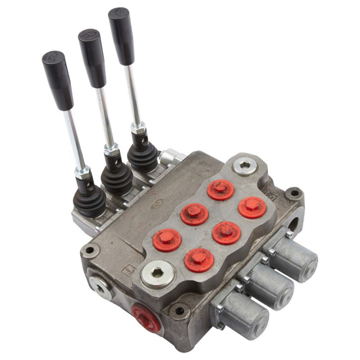 Steuerventil / Durchfluss max. 160 l/min / mit DBV und Hebel 