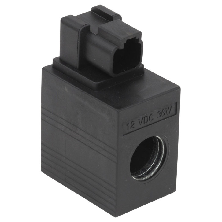 Solenoid for electric control valve, direct actuation 