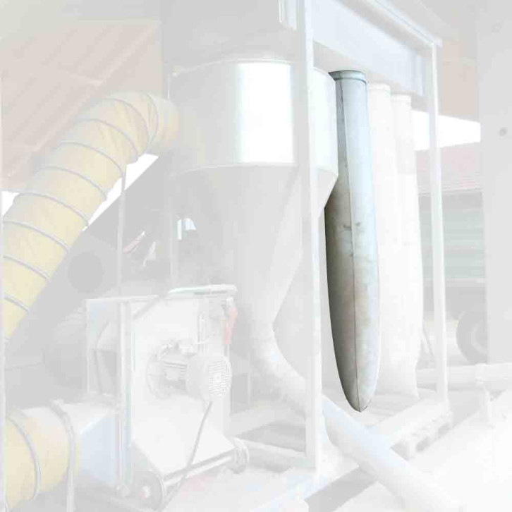 Filtereinheit zu Zyklon für Hackschnitzel-Trocknung 