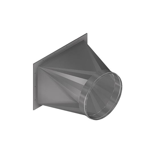 Übergang für Radialventilator 