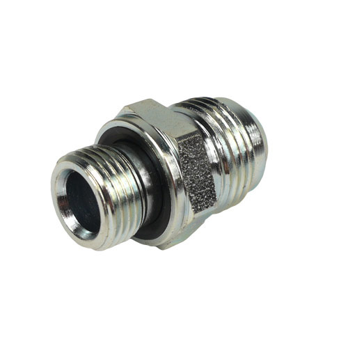 Straight screw-in fitting for 37° flanged pipe 