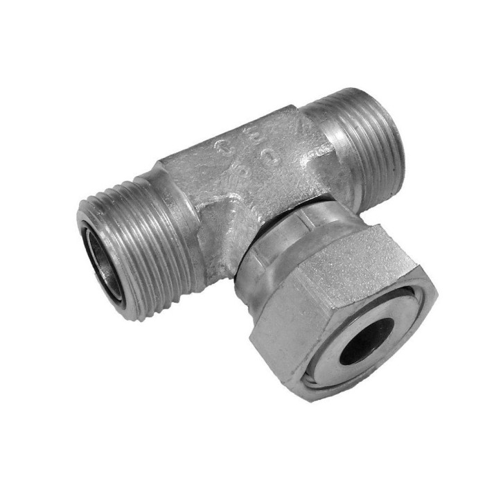 Adjustable T-adapter ORFS 