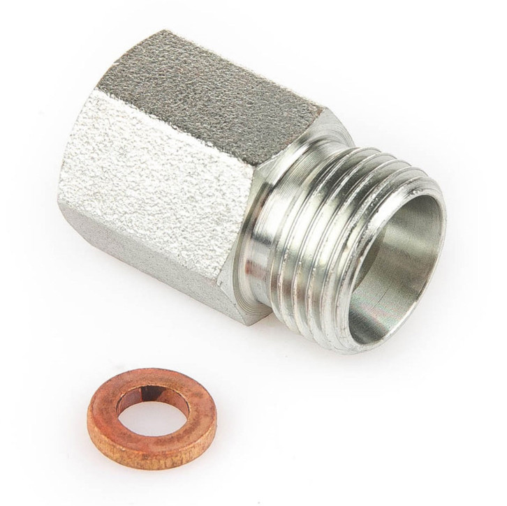 Straight screw-on connection 