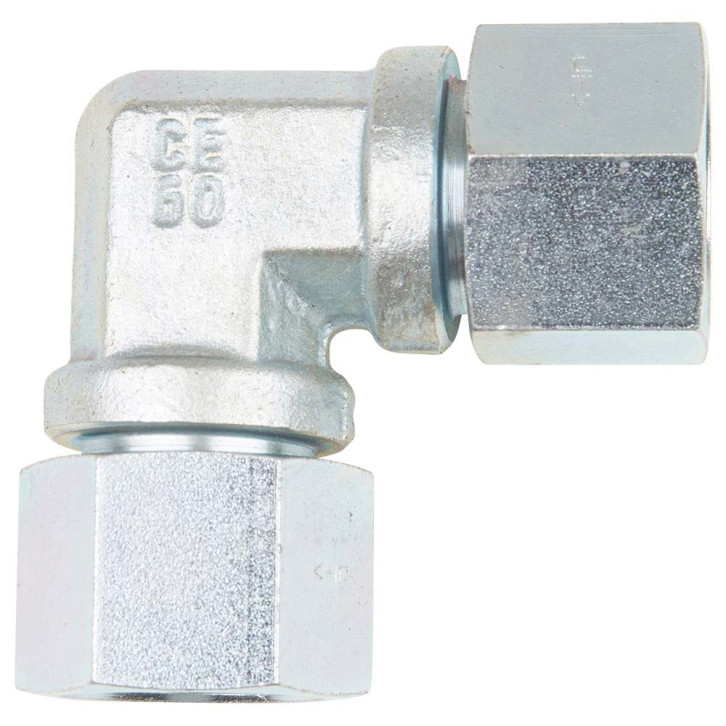 Threaded elbow coupler 45° 