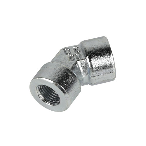 Threaded elbow coupler 45° 