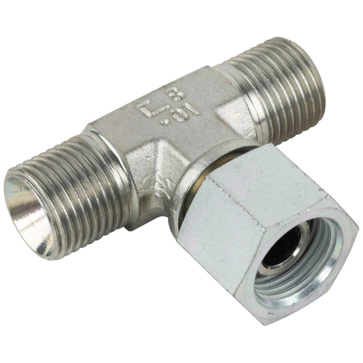 T-fitting, pre-assembled outlet 