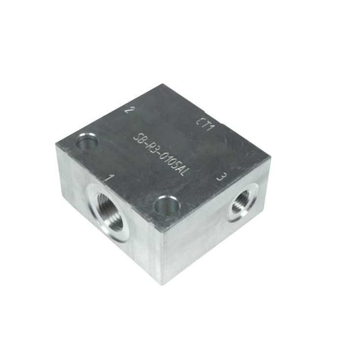 Einzelgehäuse Alu für Senkbremsventil 