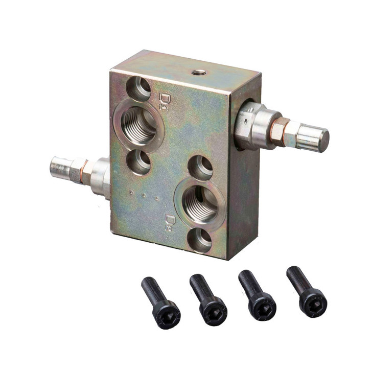 Doppelschockventil zur Direktmontage an Ölmotoren 