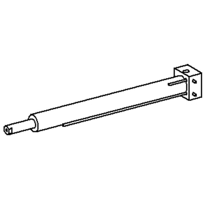 Zylinder - Stützfuß ASW mit integr. Sperrblock 