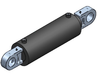 Zylinder für hydraulische Achsabsenkung / TTW 