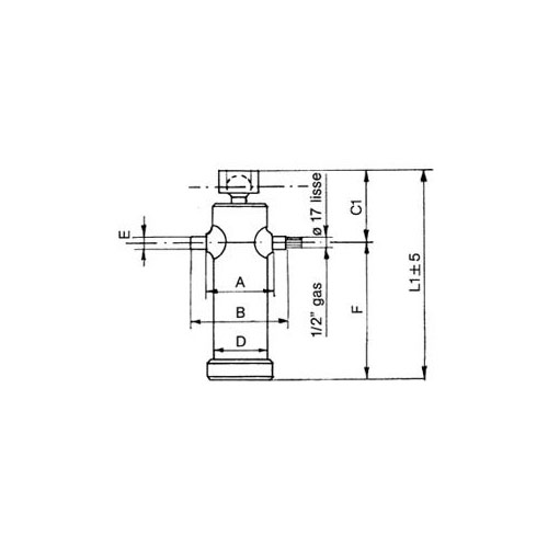 Tipper cylinder 