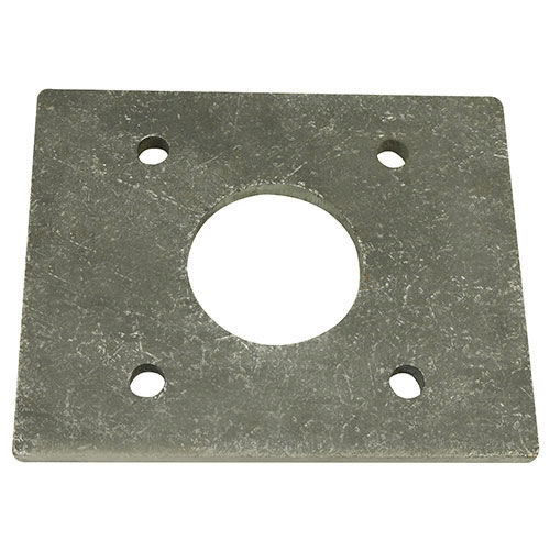 Weld-on plate for tipper press 