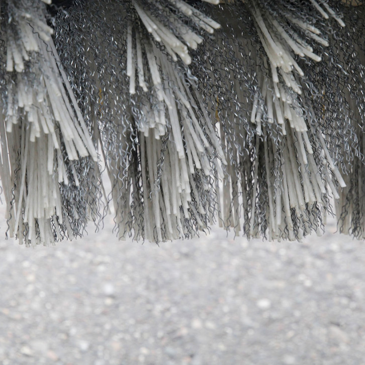 Mixed sweeping brush - plastic/steel 