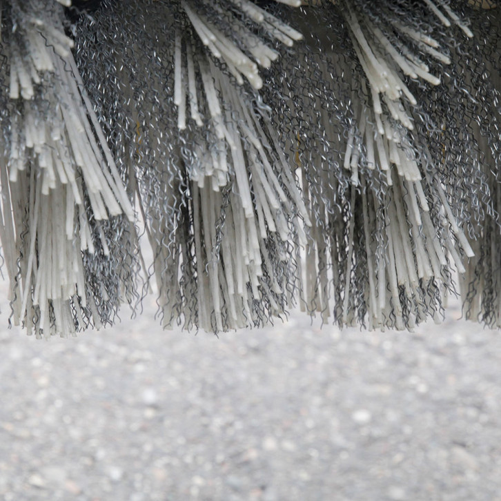 Mixed sweeping brush - plastic/steel 