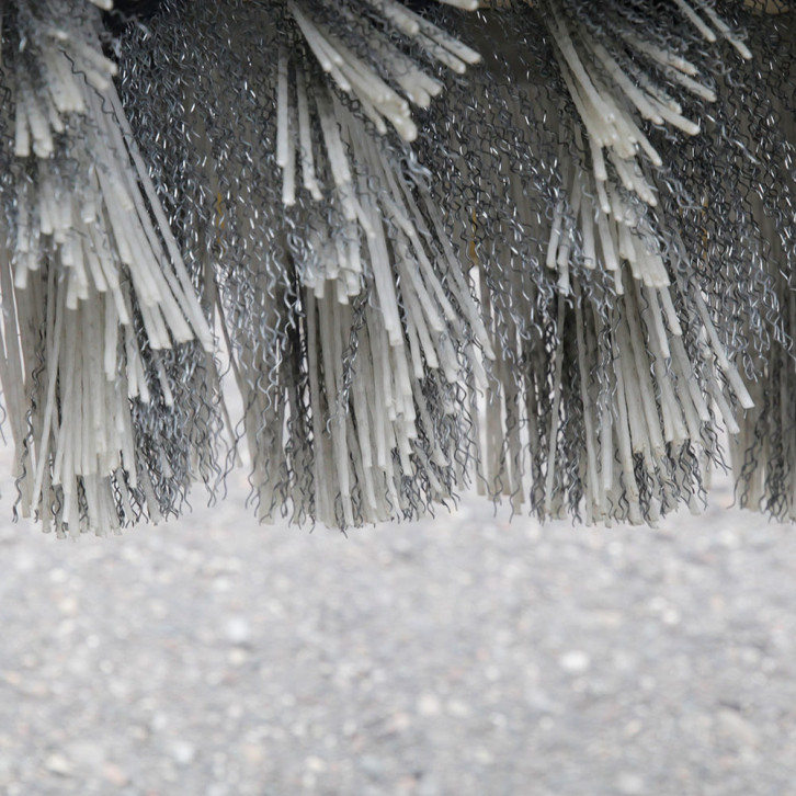 Mixed sweeping brush - plastic/steel 