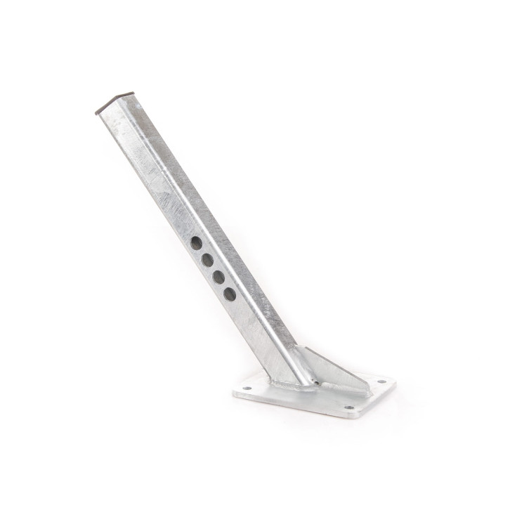 Rohr mit Platte lose für Stützrad vorne -Schwerlast- 