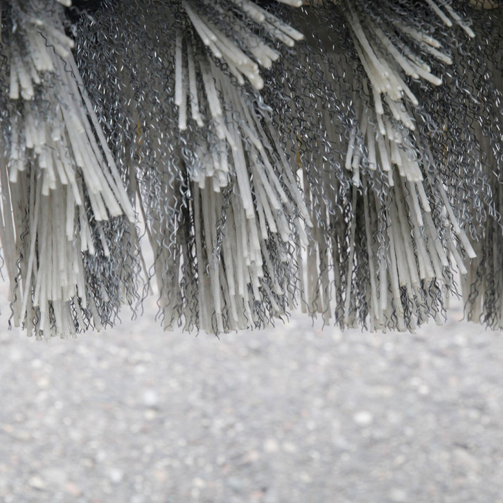 Mixed sweeping brush - plastic/steel 