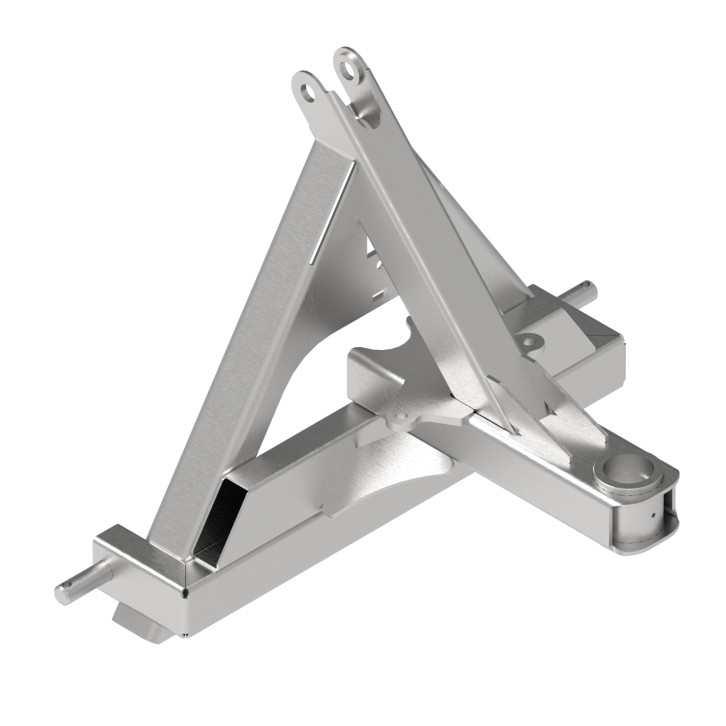 Three-point block for rear and front mounting - new version 