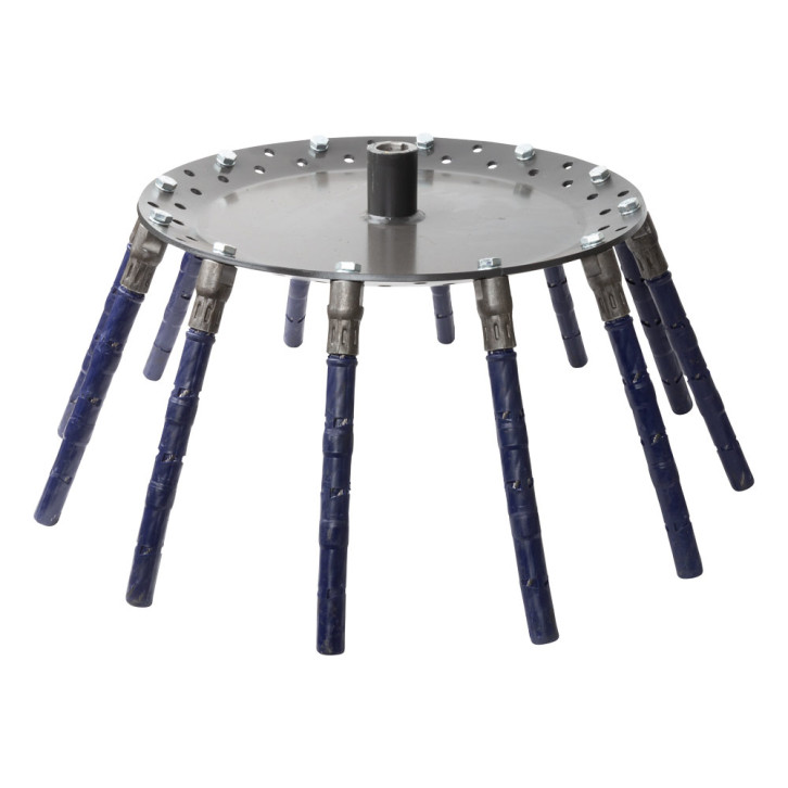 Unkrautseitenbesen »ummantelt« (Stahlseilzopf) 