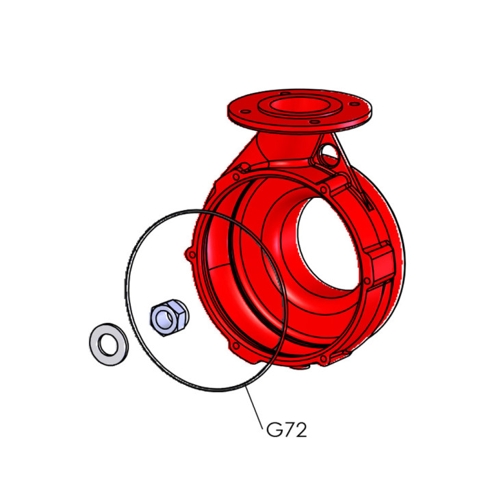 Rubber sealing ring 