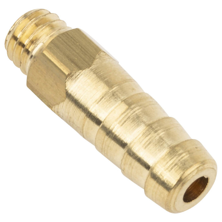 Hose connection piece for drip oiler 