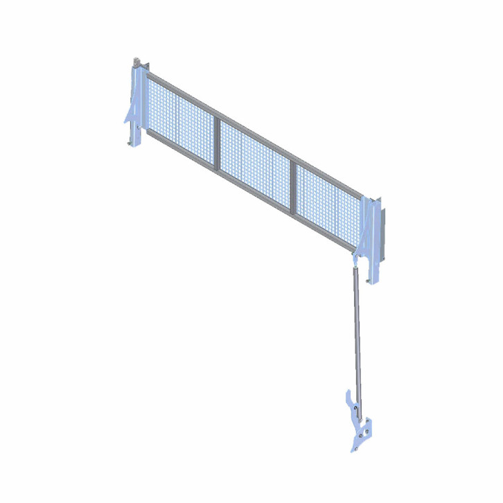 Aufsatzfrontsichtgitter lackiert 500mm 