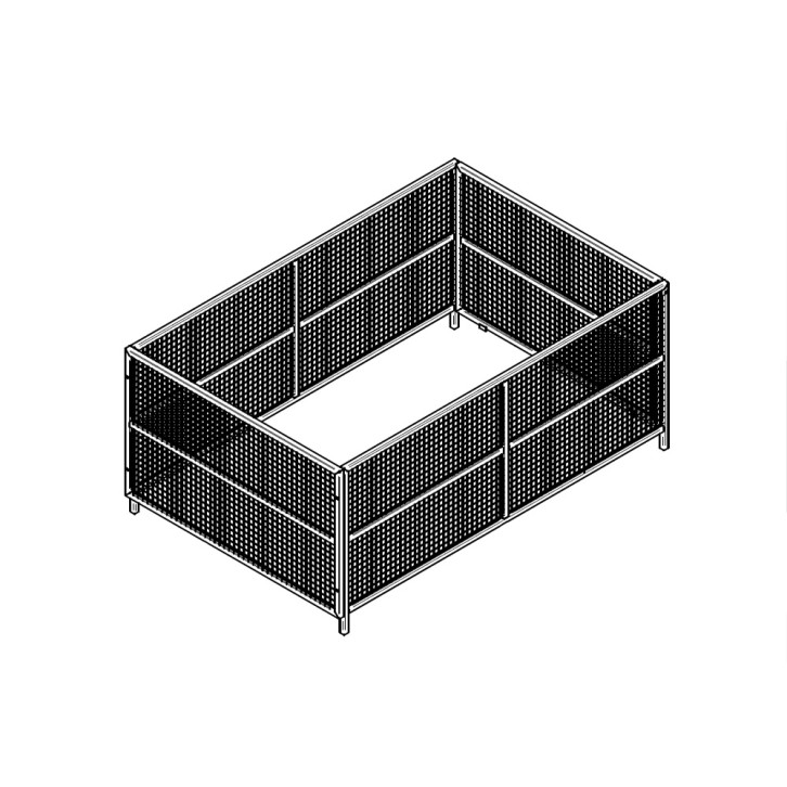 Gitteraufbau / Laubaufbau - Satz 