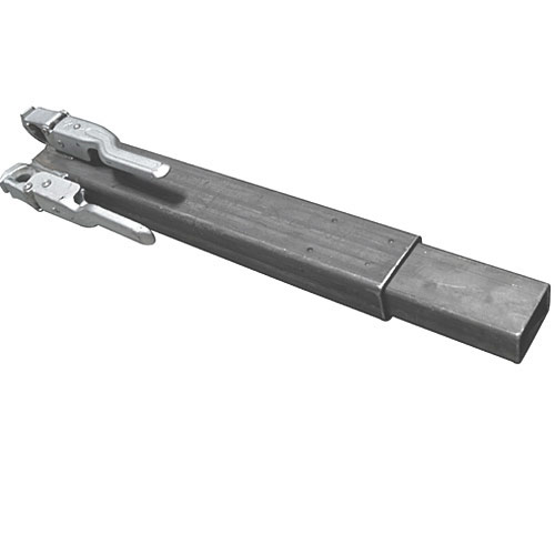 Corner stanchion with welded locks 