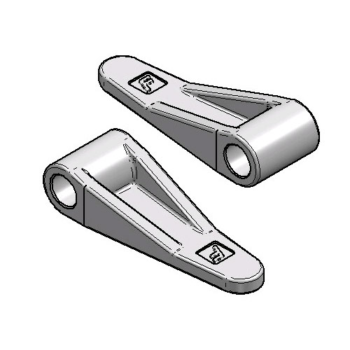 Scharnier kurz K für Alu-Schiebeleiter 