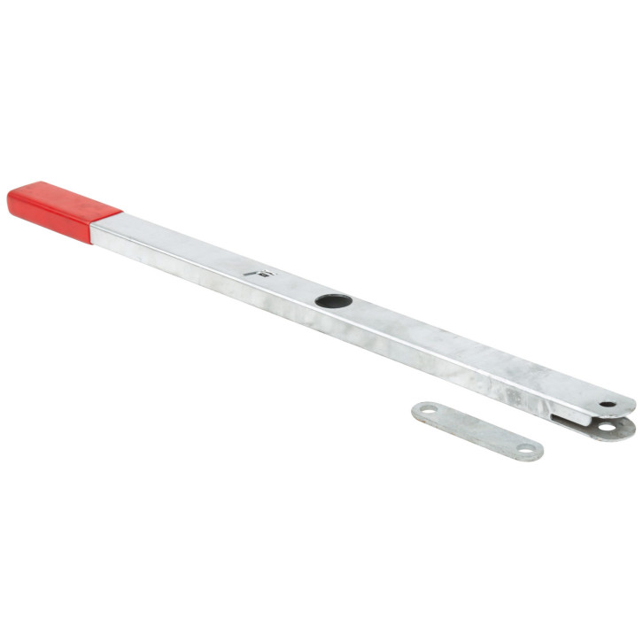 Lever galvanised for grain slide plate 